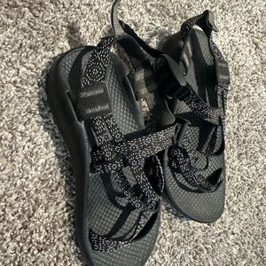 Chaco Kids Sandals in Black and White